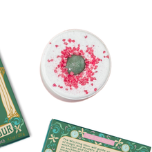 Load image into Gallery viewer, The Witching Hour Lemongrass Bath Bomb with Aventurine