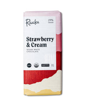 Load image into Gallery viewer, 37% Strawberry &amp; Cream Vegan White Chocolate Bar