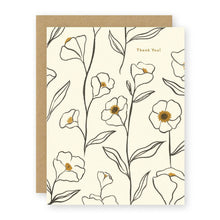 Load image into Gallery viewer, Thank You ~ Flowers Greeting Card