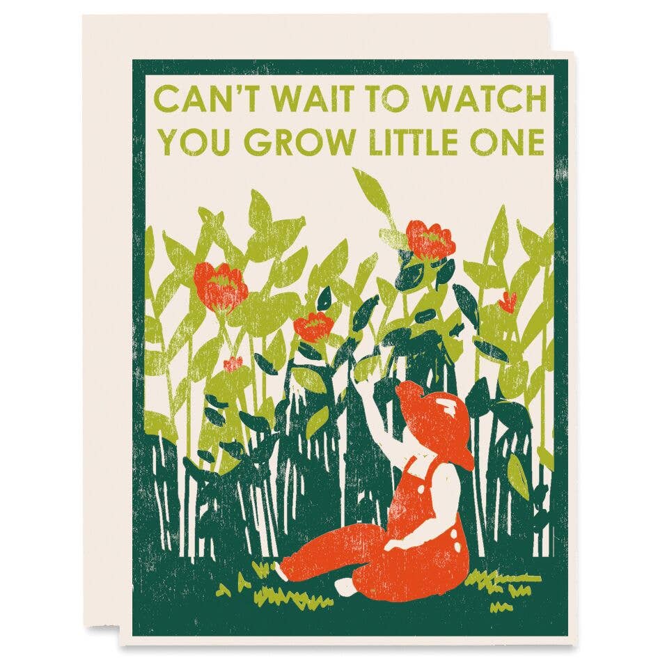 Watch You Grow New Baby Card