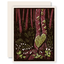 Load image into Gallery viewer, Heart of the Forest Letterpress Card