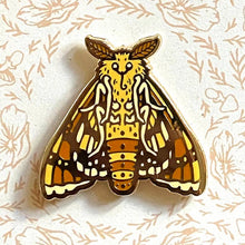Load image into Gallery viewer, Moth Enamel Pin 1.25”, Entomology Pin