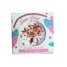 Load image into Gallery viewer, Love Bird Wild Rose Shower Steamer Set
