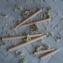 Load image into Gallery viewer, 6" Beeswax Dipped Taper Candles: Ink