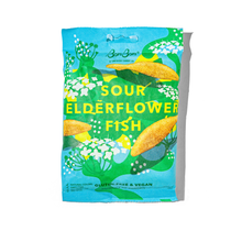 Load image into Gallery viewer, Sour Elderflower Fish - Swedish Candy 5.2oz (150g)