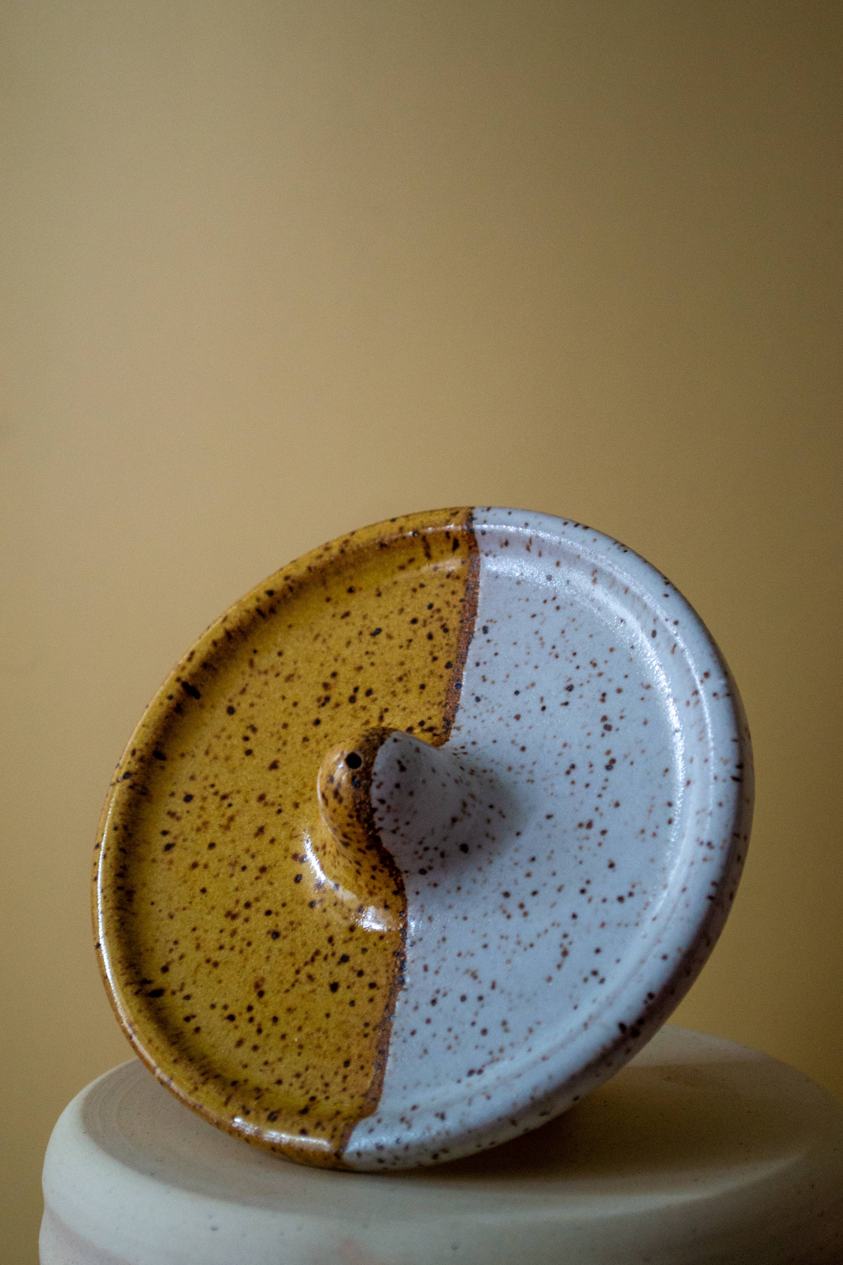 Ceramic Incense Holder - Color Block: Yellow – Stonefruit