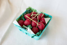 Load image into Gallery viewer, Beeswax Cherry Birthday Candles: 5