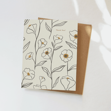 Load image into Gallery viewer, Thank You ~ Flowers Greeting Card