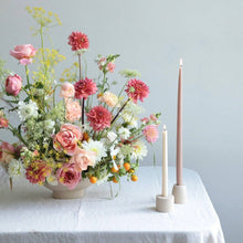 Load image into Gallery viewer, 18" Dipped Taper Candles: Petal