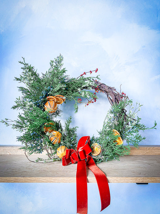 Festive Holiday Wreath
