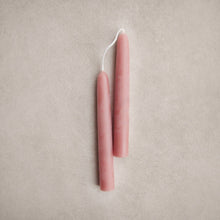Load image into Gallery viewer, 6" Beeswax Dipped Taper Candles: Ink