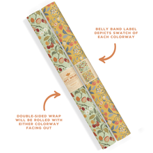 Load image into Gallery viewer, Recyclable Gift Wrap / Wrapping Paper: Strawberries: Plastic Free