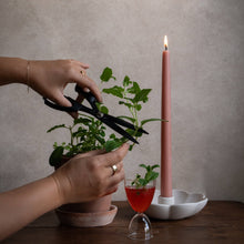 Load image into Gallery viewer, 12" Original Dipped Taper Candles: Rose