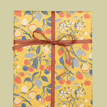 Load image into Gallery viewer, Recyclable Gift Wrap / Wrapping Paper: Strawberries: Plastic Free
