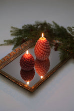 Load image into Gallery viewer, Mo&amp;Co Home Exclusive: Sculpted Beeswax Pine Cones | 2 Sizes: Small: H: 2 3/4" x D: 2 2/8"