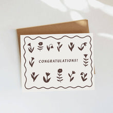Load image into Gallery viewer, Congratulations Flowers Card