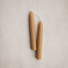 Load image into Gallery viewer, 6" Beeswax Dipped Taper Candles: Ink