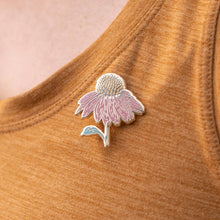 Load image into Gallery viewer, Enamel Pin: Purple Coneflower 1.25"