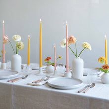 Load image into Gallery viewer, 12" Dipped Taper Candles: Petal