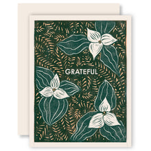 Load image into Gallery viewer, Grateful (Trillium) Gratitude Card