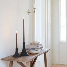 Load image into Gallery viewer, 12" Dipped Taper Candles: Citrine