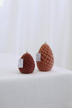 Load image into Gallery viewer, Mo&amp;Co Home Exclusive: Sculpted Beeswax Pine Cones | 2 Sizes: Small: H: 2 3/4" x D: 2 2/8"