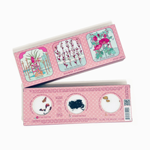 Load image into Gallery viewer, Floral Tarot Shower Steamer Set with botanicals