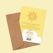 Load image into Gallery viewer, The Sunflower Botanical Tarot Greeting Card