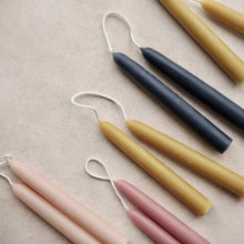Load image into Gallery viewer, 6" Beeswax Dipped Taper Candles: Blossom