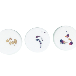 Floral Tarot Shower Steamer Set with botanicals