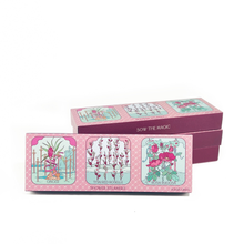 Load image into Gallery viewer, Floral Tarot Shower Steamer Set with botanicals