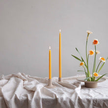 Load image into Gallery viewer, 18" Dipped Taper Candles: Smoke