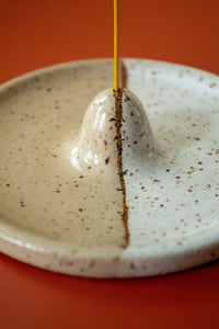 Ceramic Incense Holder - Color Block: Yellow