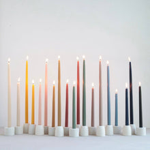 Load image into Gallery viewer, 12" Dipped Taper Candles: Greige