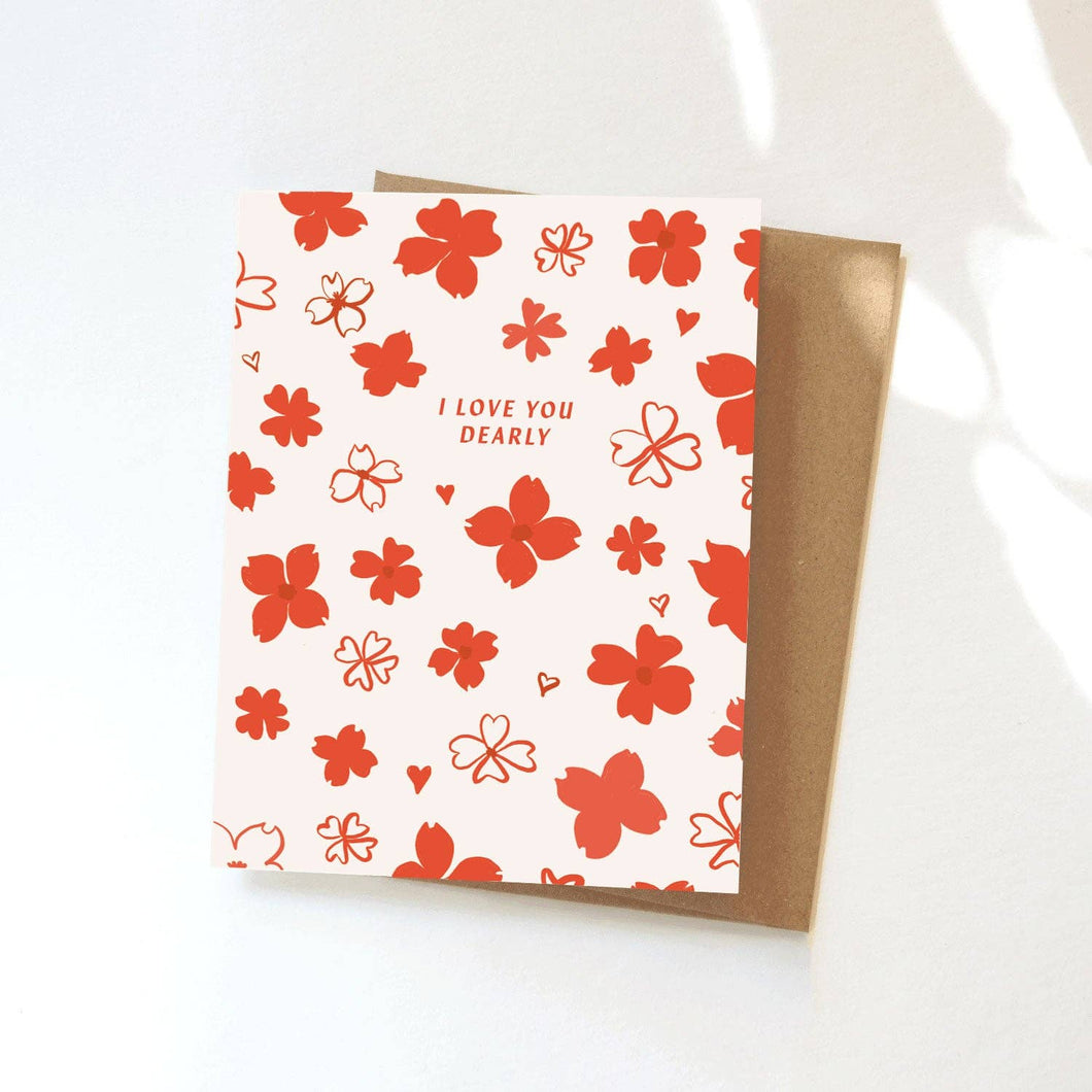 Dogwood Hearts Card