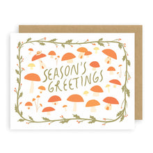 Load image into Gallery viewer, Mushroom Season Greeting Card - Cozy Whimsical Illustration
