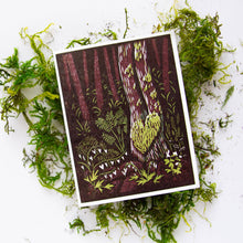 Load image into Gallery viewer, Heart of the Forest Letterpress Card