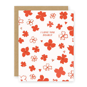 Dogwood Hearts Card