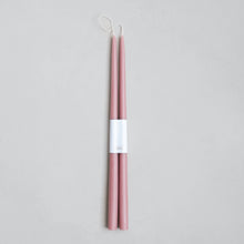 Load image into Gallery viewer, 18" Dipped Taper Candles: Rose