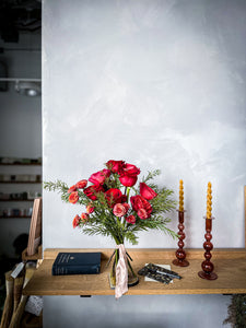 Valentine's Flower Bouquet: The Dozen Roses
