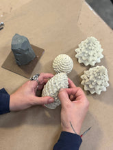Load image into Gallery viewer, Mo&amp;Co Home Exclusive: Sculpted Beeswax Pine Cones | 2 Sizes: Small: H: 2 3/4" x D: 2 2/8"