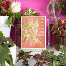 Load image into Gallery viewer, On My Mind (Begonia Maculata) Friendship Card