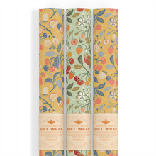 Load image into Gallery viewer, Recyclable Gift Wrap / Wrapping Paper: Strawberries: Plastic Free