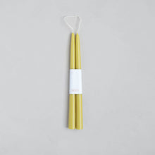 Load image into Gallery viewer, 12" Dipped Taper Candles: Citrine