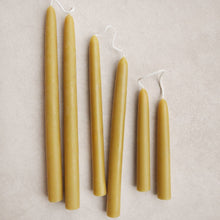 Load image into Gallery viewer, 6" Beeswax Dipped Taper Candles: Mushroom