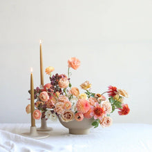 Load image into Gallery viewer, 12" Dipped Taper Candles: Citrine