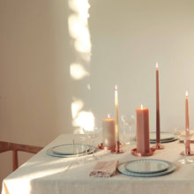 Load image into Gallery viewer, 12" Dipped Taper Candles: Greige