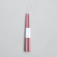 Load image into Gallery viewer, 12" Original Dipped Taper Candles: Rose