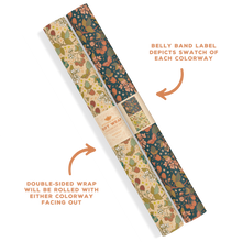 Load image into Gallery viewer, Recyclable Gift Wrap / Wrapping Paper: Berries: Plastic Free