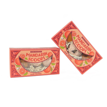 Load image into Gallery viewer, Mandarin Scoops Bath Bomb Gift Set made with Rose Botanicals